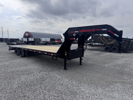 New 2026 MAXX-D LDX 102 x30' Dual Tandem Gooseneck Equipment Trailer