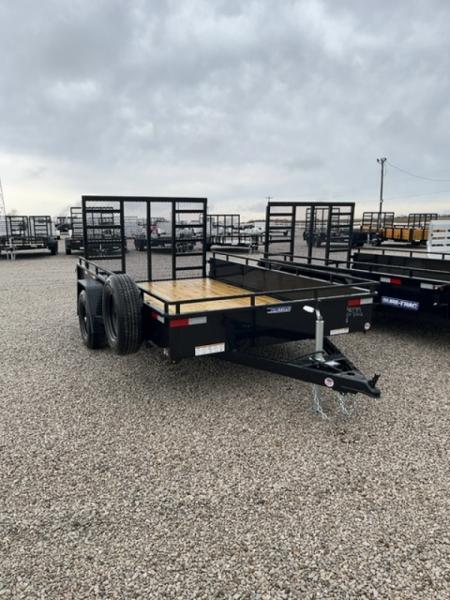 New 2026 Sure-Trac 7x12 5K Steel High Side Utility Trailer w/ Brakes