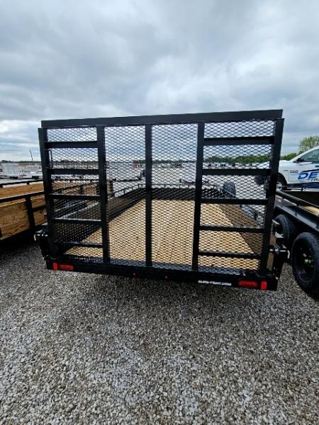 New 2026 Sure-Trac 7x12 5K Steel High Side Utility Trailer w/ Brakes