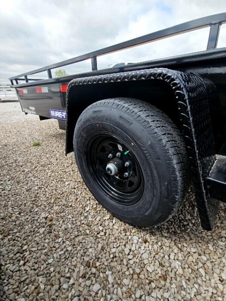 New 2026 Sure-Trac 7x12 5K Steel High Side Utility Trailer w/ Brakes