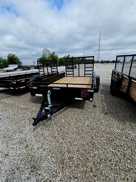 New 2026 Sure-Trac 7x12 5K Steel High Side Utility Trailer w/ Brakes