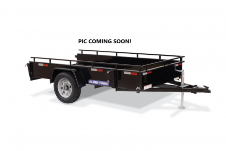 New 2026 Sure-Trac 7x12 5K Steel High Side Utility Trailer w/ Brakes