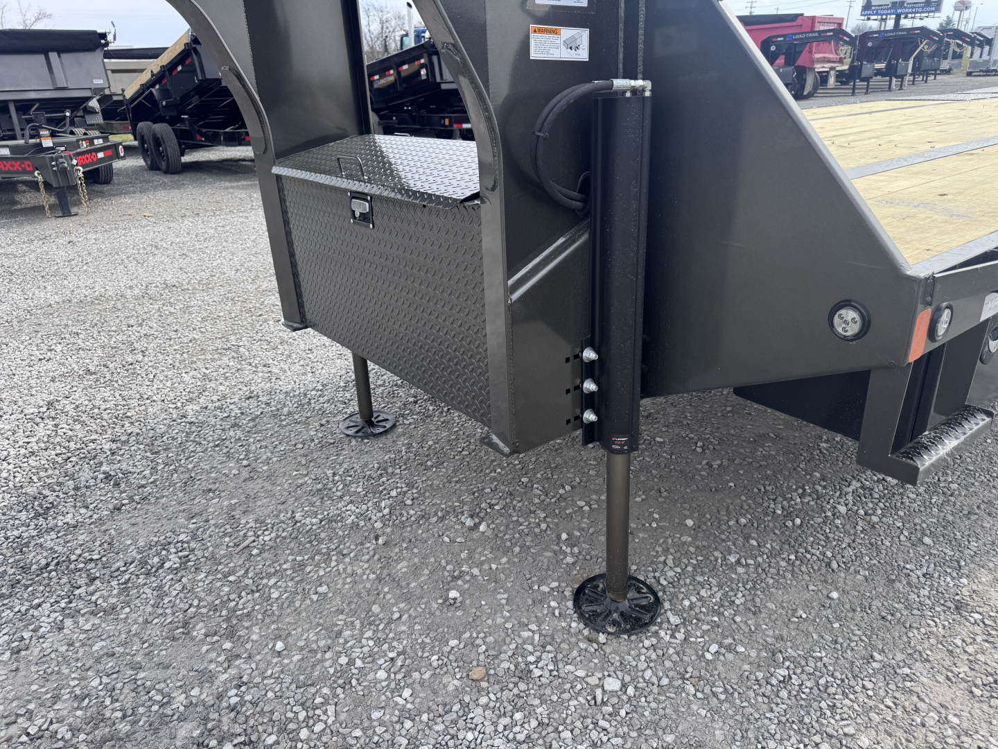 New 2026 MAXX-D YDX 32' Hydraulic Dovetail Gooseneck Equipment Trailer