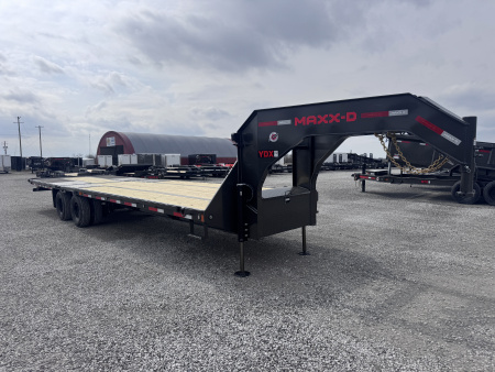 New 2026 MAXX-D YDX 32' Hydraulic Dovetail Gooseneck Equipment Trailer