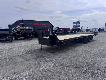 New 2026 MAXX-D YDX 32' Hydraulic Dovetail Gooseneck Equipment Trailer