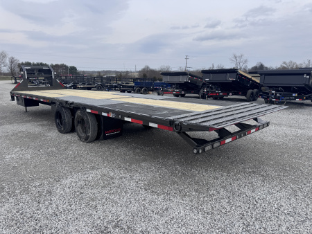 New 2026 MAXX-D 32' Hydraulic Dovetail Gooseneck Equipment Trailer