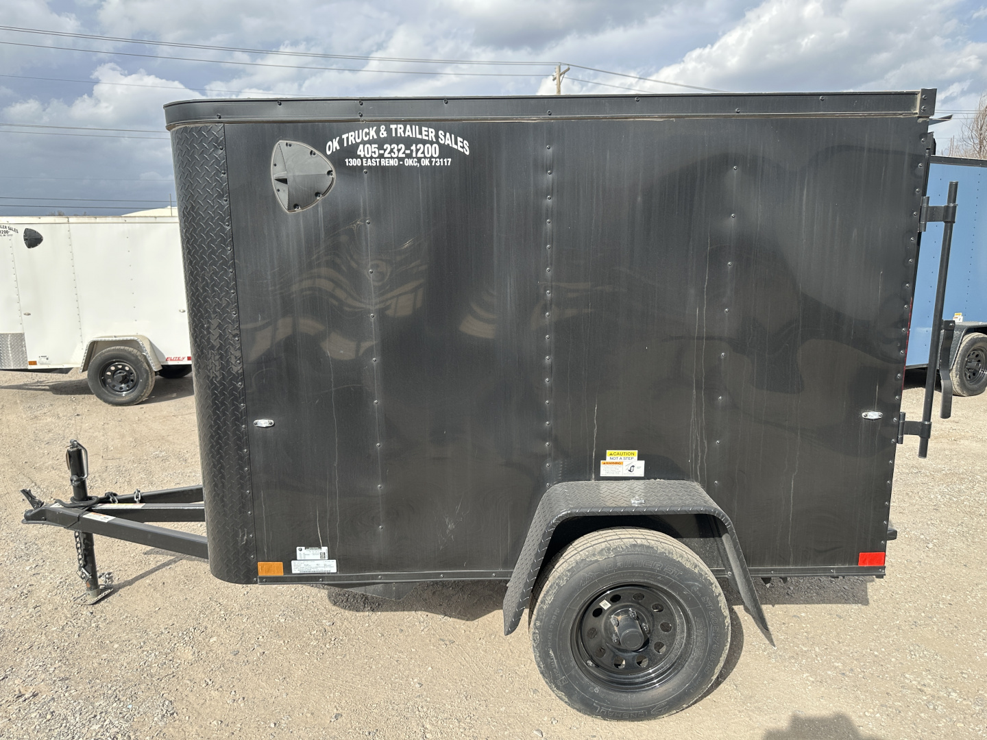 New 2025 Cargo Craft 5'x8'x5' Elite Flat Nose Single Axle with ramp door Cargo / Enclosed Trailer