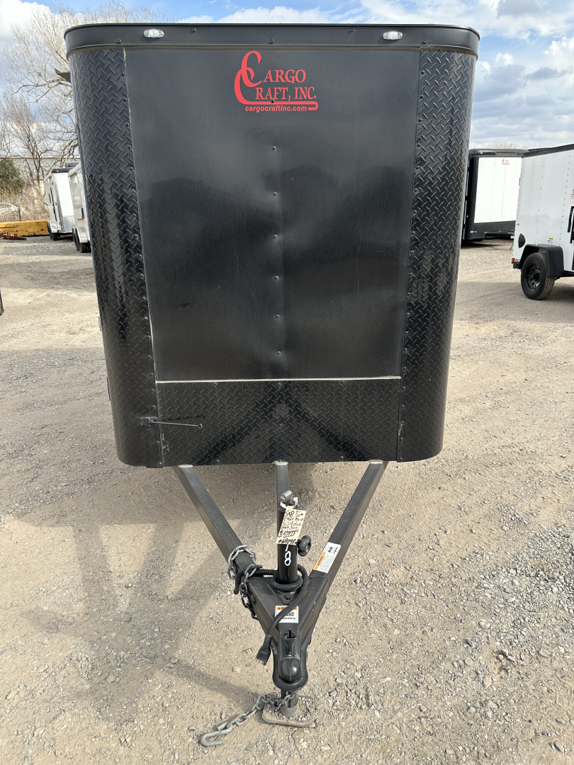 New 2025 Cargo Craft 5'x8'x5' Elite Flat Nose Single Axle with ramp door Cargo / Enclosed Trailer