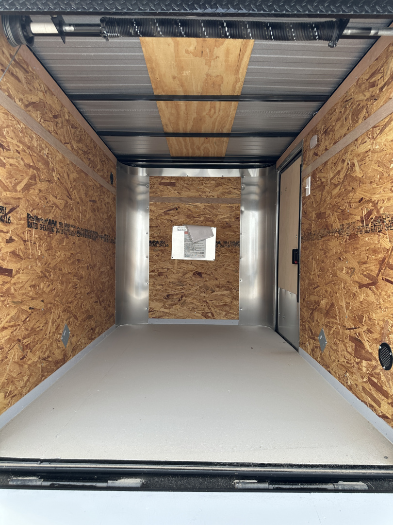 New 2025 Cargo Craft 5'x8'x5' Elite Flat Nose Single Axle with ramp door Cargo / Enclosed Trailer