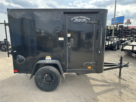 New 2025 Cargo Craft 5'x8'x5' Elite Flat Nose Single Axle with ramp door Cargo / Enclosed Trailer