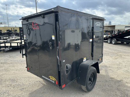 New 2025 Cargo Craft 5'x8'x5' Elite Flat Nose Single Axle with ramp door Cargo / Enclosed Trailer