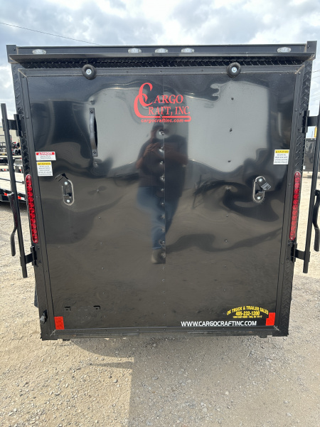 New 2025 Cargo Craft 5'x8'x5' Elite Flat Nose Single Axle with ramp door Cargo / Enclosed Trailer
