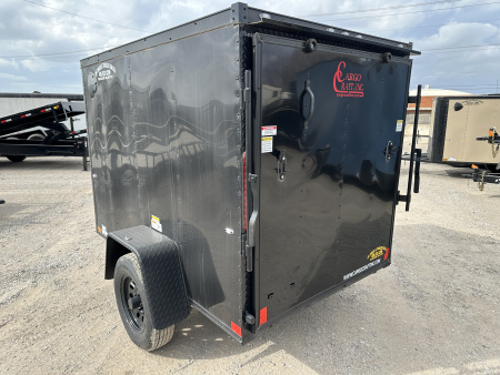 New 2025 Cargo Craft 5'x8'x5' Elite Flat Nose Single Axle with ramp door Cargo / Enclosed Trailer