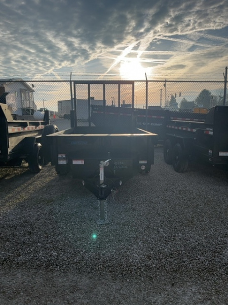 New 2026 Sure-Trac 5x8 5K Single Ram Dump Trailer w/ Landscape Gate