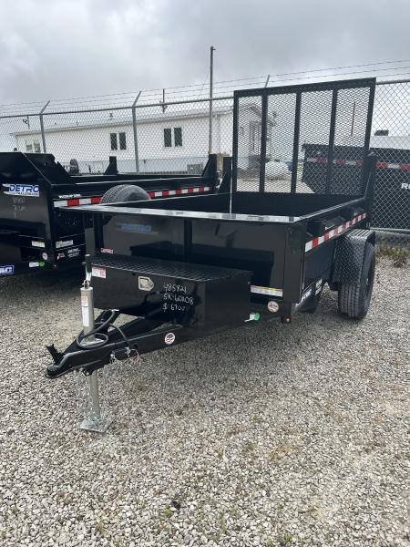 New 2026 Sure-Trac 5x8 5K Single Ram Dump Trailer w/ Landscape Gate
