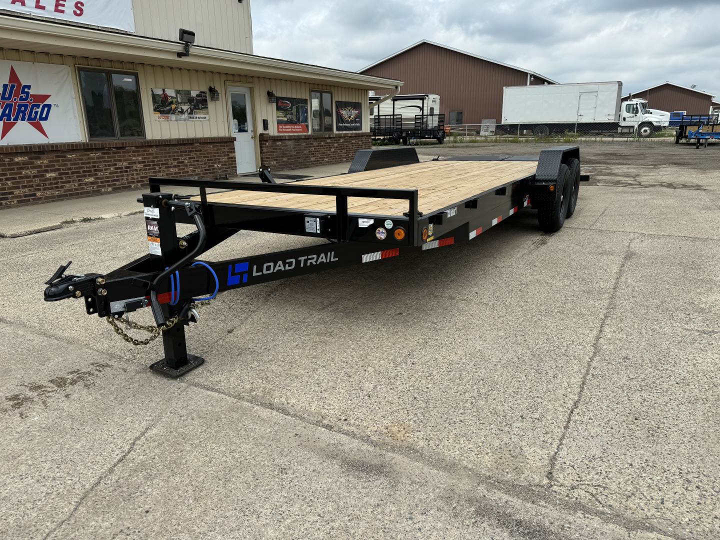 New 2026 Load Trail 83x22 Skidsteer 14k w/Max Ramps Equipment Trailer