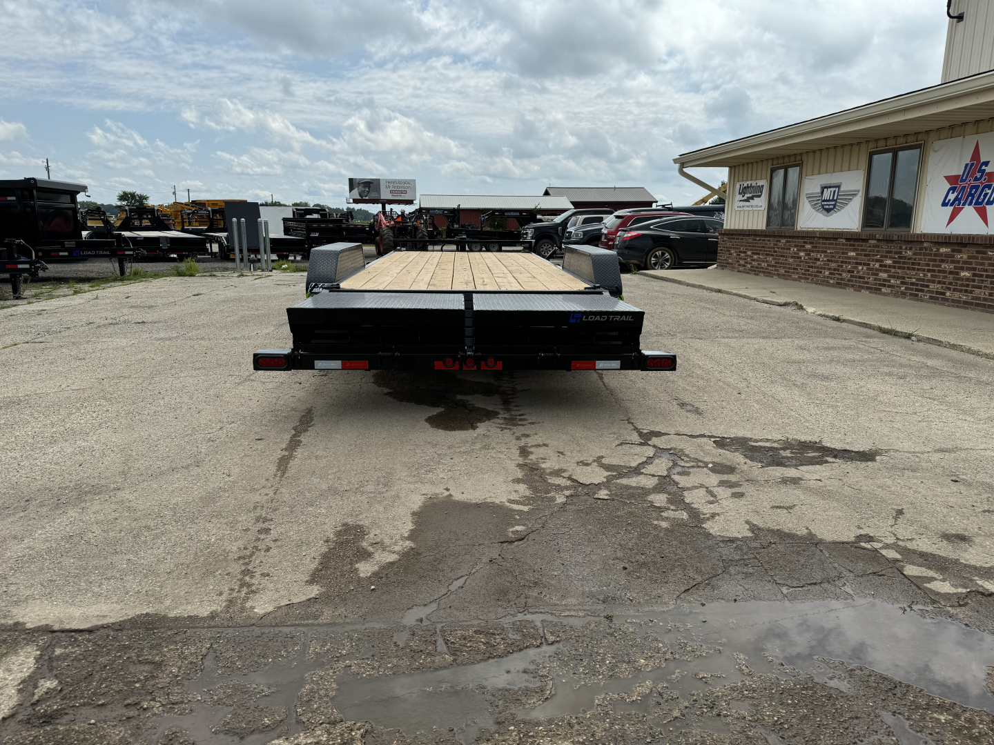 New 2026 Load Trail 83x22 Skidsteer 14k w/Max Ramps Equipment Trailer