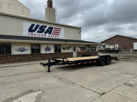 New 2026 Load Trail 83x22 Skidsteer 14k w/Max Ramps Equipment Trailer