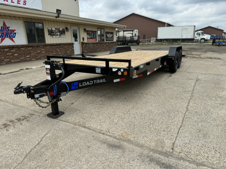 New 2026 Load Trail 83x22 Skidsteer 14k w/Max Ramps Equipment Trailer