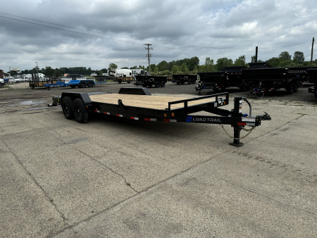 New 2026 Load Trail 83x22 Skidsteer 14k w/Max Ramps Equipment Trailer