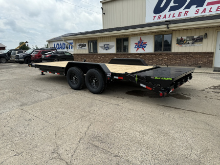 New 2026 Load Trail 83x22 Skidsteer 14k w/Max Ramps Equipment Trailer
