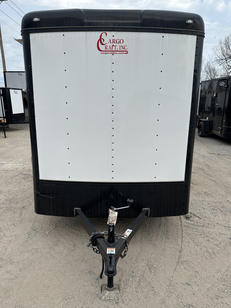 New 2025 Cargo Craft 6'x10'x6'6" Expedition Extreme White / Black out w/ ramp door Cargo / Enclosed Trailer