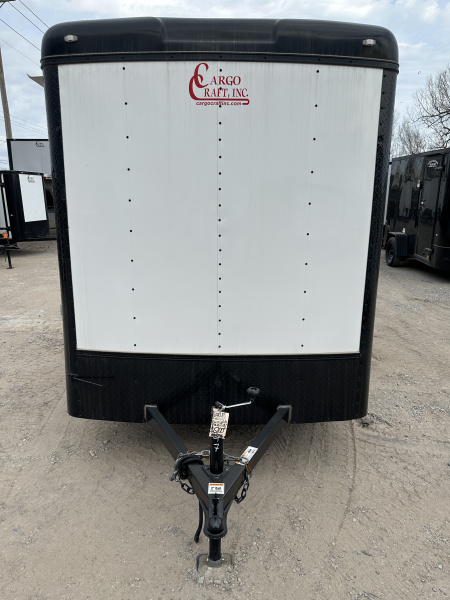 New 2025 Cargo Craft 6'x10'x6'6" Expedition Extreme White / Black out w/ ramp door Cargo / Enclosed Trailer