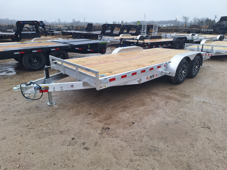 New 2026 H&H Trailers 82x18 10K Aluminum Car Hauler