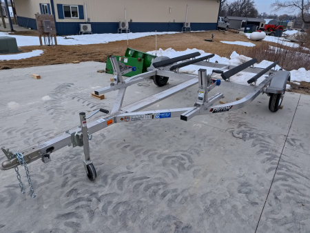 New 2026 Triton Trailers ELITE WCII Aluminum Double PWC with Aluminum Rim Wheels and ST145/R12E Tires