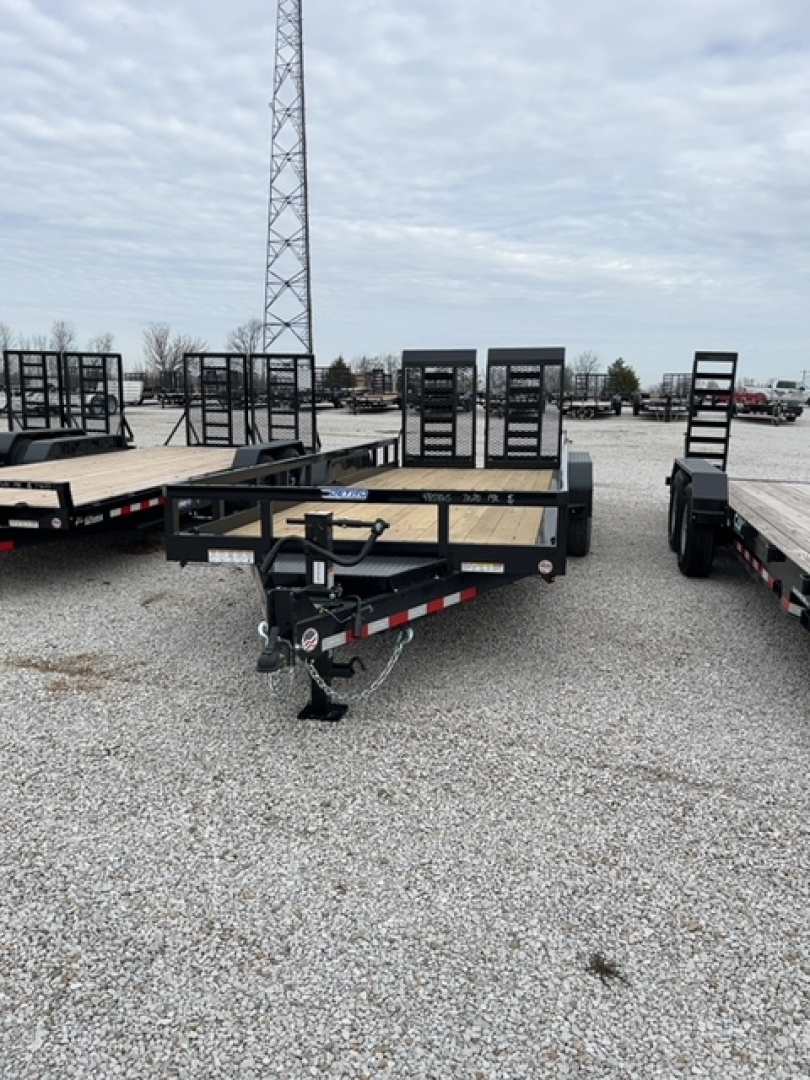 New 2026 Sure-Trac 7 x 20 Tube Top 14K Utility Trailer w/ Mesh Ramps