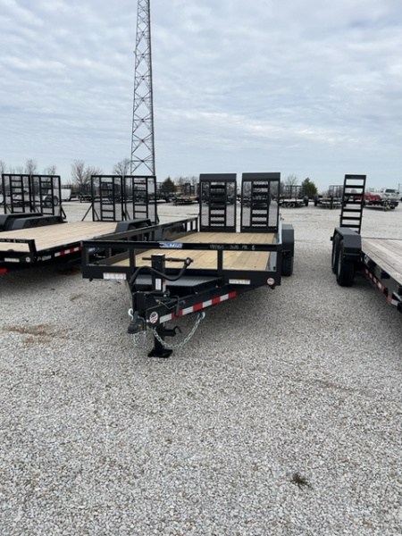 New 2026 Sure-Trac 7 x 20 Tube Top 14K Utility Trailer w/ Mesh Ramps