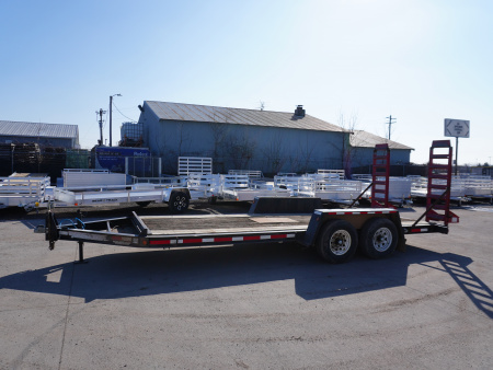 Used 2004 Towmaster Trailers 78"x18ft Equipment Trailer