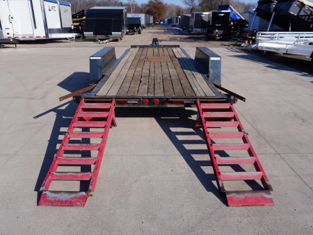Used 2004 Towmaster Trailers 78"x18ft Equipment Trailer
