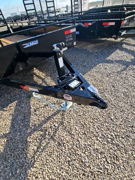New 2026 Sure-Trac 7x16 10k Steel High Side Utility Trailer