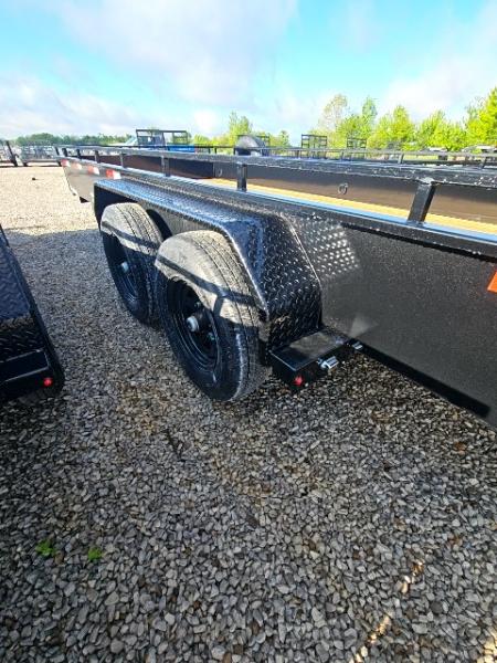 New 2026 Sure-Trac 7x16 10k Steel High Side Utility Trailer