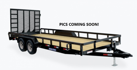 New 2026 Sure-Trac 7x18 14K Tube Top Utility Trailer