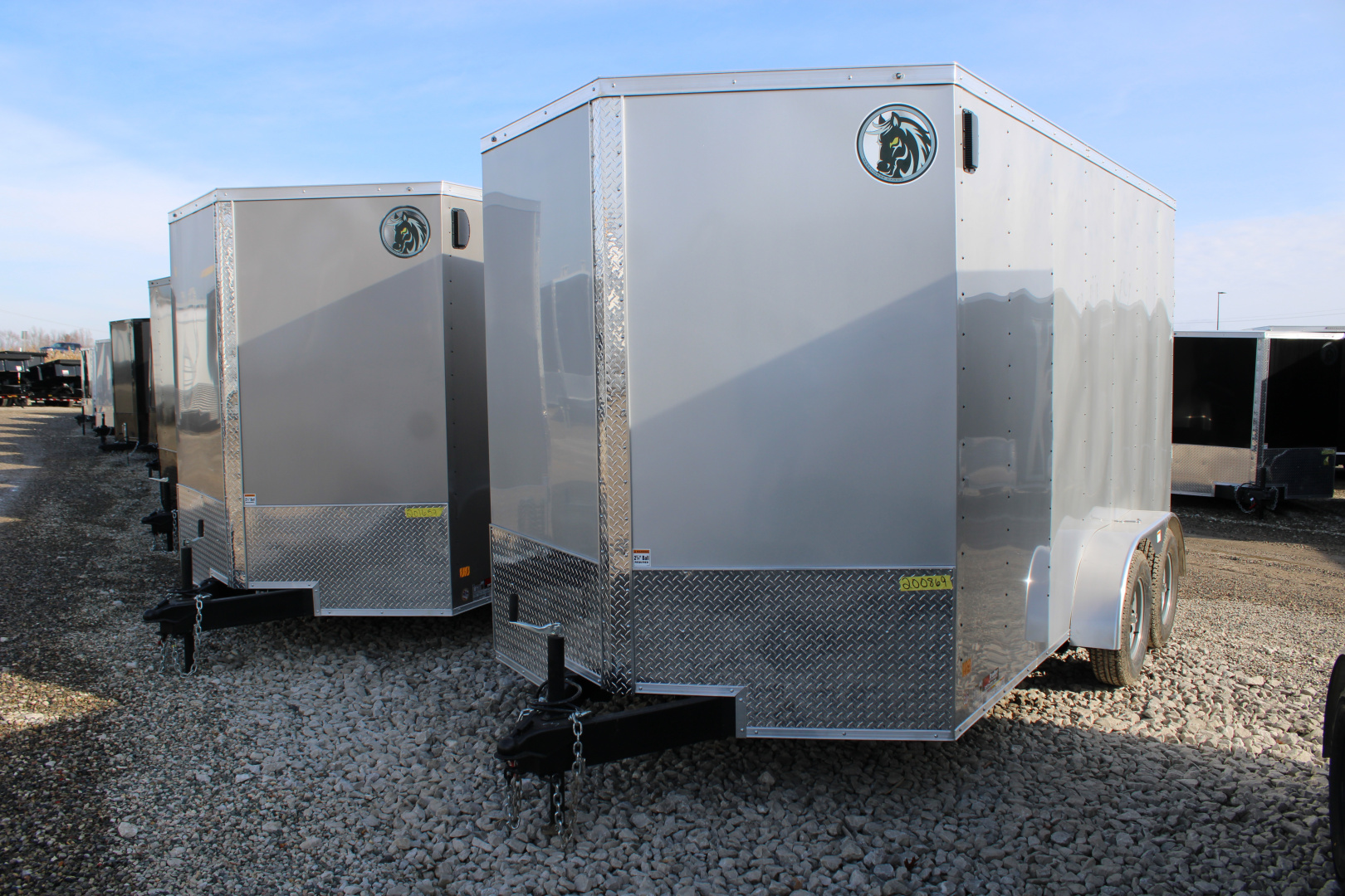 New 2026 Darkhorse Cargo 7X14 R WITH 7' INTERIOR HEIGHT STOCK ID 52313 Cargo / Enclosed Trailer