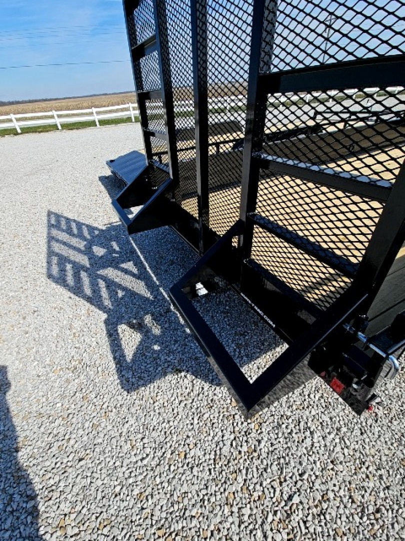 New 2026 Sure-Trac 7x18 10k Steel High Side Utility Trailer