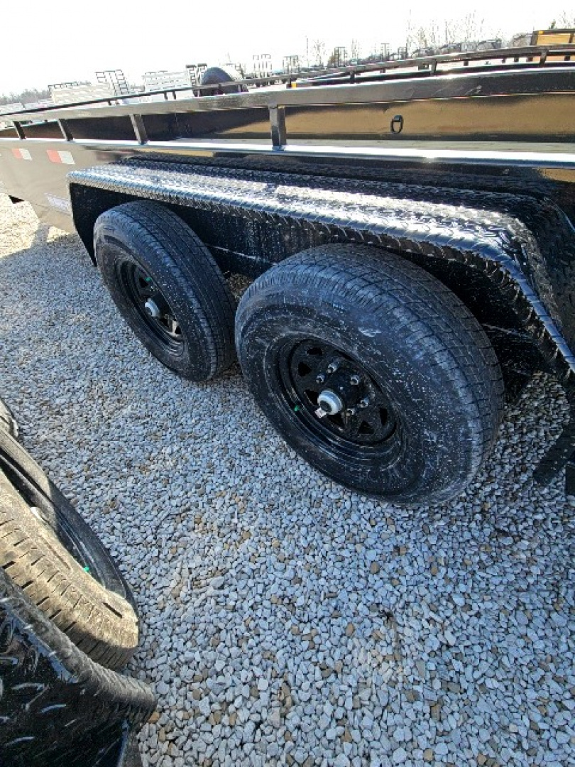 New 2026 Sure-Trac 7x18 10k Steel High Side Utility Trailer