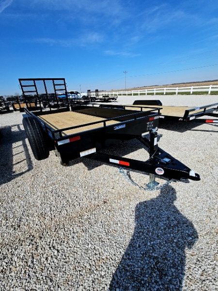 New 2026 Sure-Trac 7x18 10k Steel High Side Utility Trailer