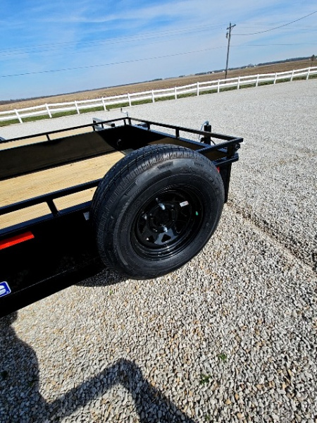New 2026 Sure-Trac 7x18 10k Steel High Side Utility Trailer
