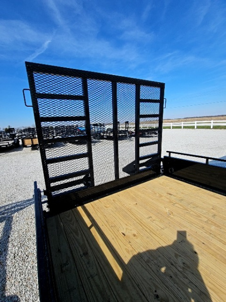 New 2026 Sure-Trac 7x18 10k Steel High Side Utility Trailer