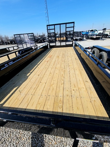 New 2026 Sure-Trac 7x18 10k Steel High Side Utility Trailer