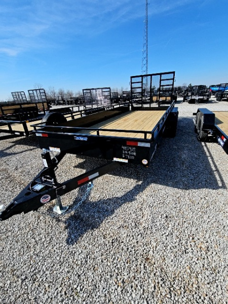 New 2026 Sure-Trac 7x18 10k Steel High Side Utility Trailer