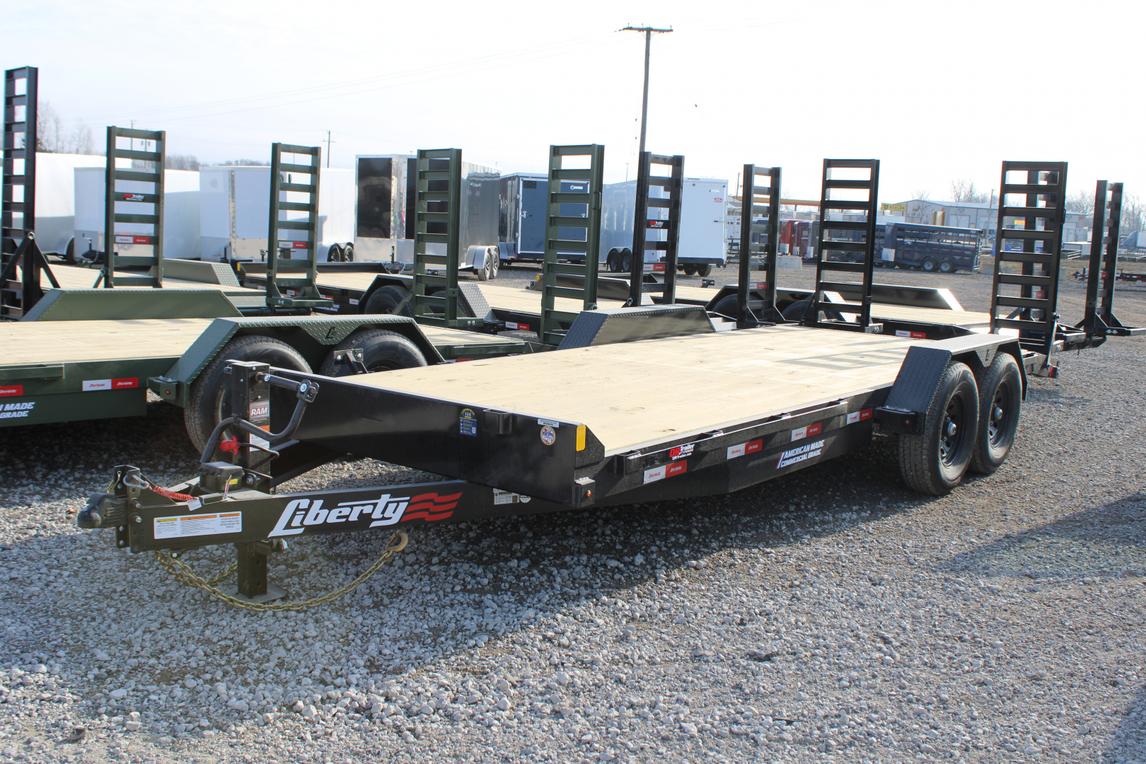 New 2026 Liberty 20' FR 14K GVWR STOCK ID 52361 Equipment Trailer