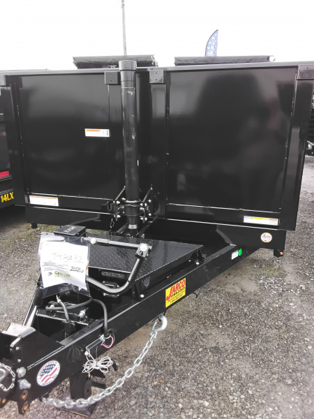 New 2026 Sure-Trac 7 x 14 HD Low Profile Telescopic Dump 14K Black