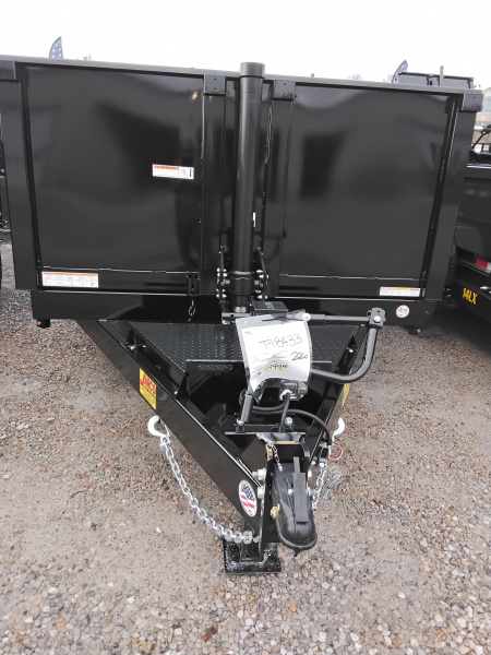 New 2026 Sure-Trac 7 x 14 HD Low Profile Black Telescopic Dump 14K