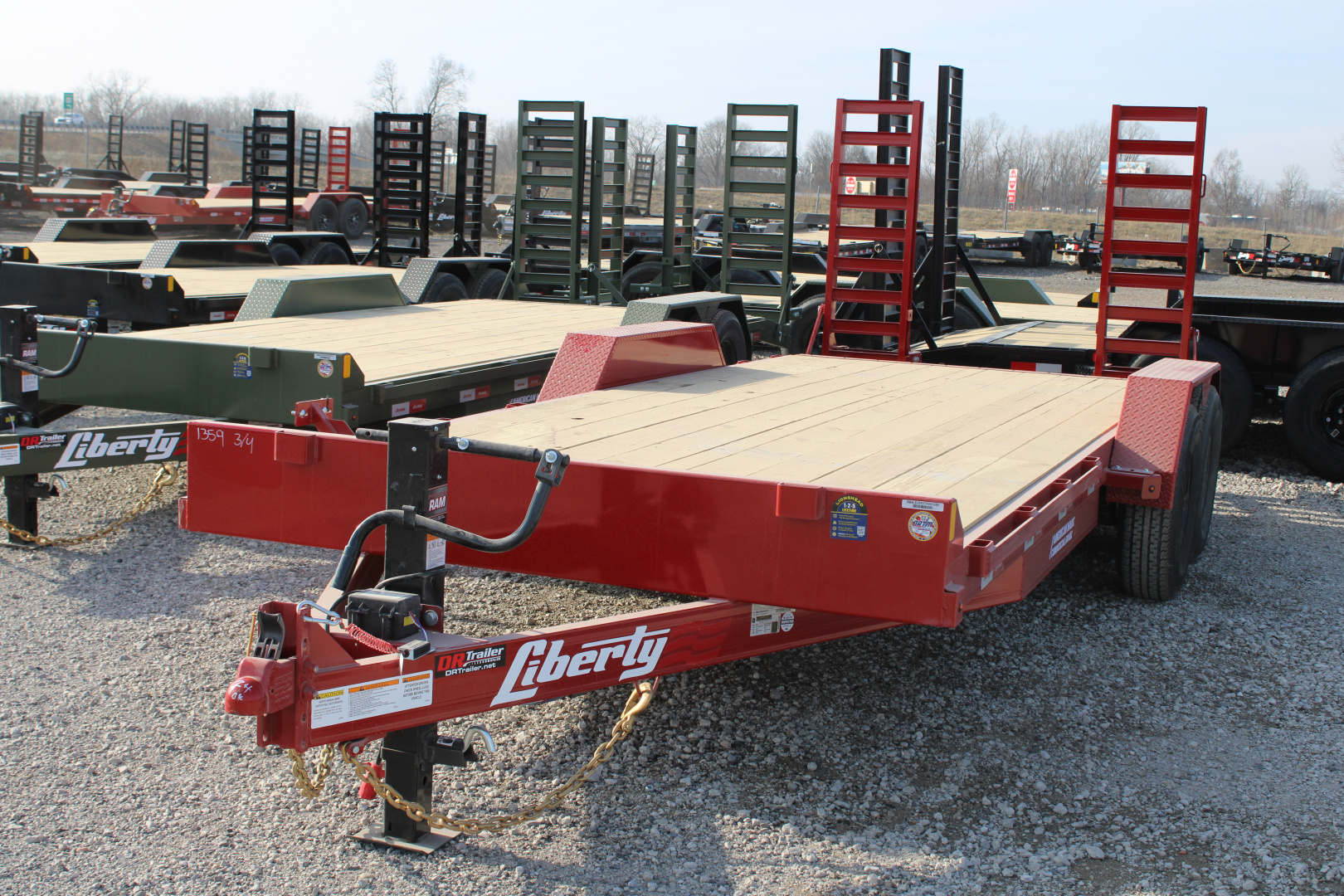 New 2026 Liberty 18' FR 14K GVWR STOCK ID 52357 Equipment Trailer