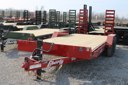 New 2026 Liberty 18' FR 14K GVWR STOCK ID 52357 Equipment Trailer