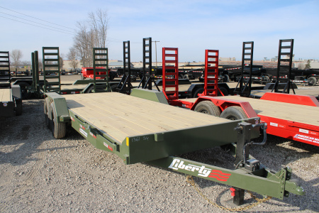 New 2026 Liberty 18' FR 14K GVWR STOCK ID 52355 Equipment Trailer